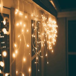 Ljusslinga Istappar m/400 LED, 7,9m, varmvit