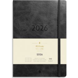 Burde 2026 Kalender, Agency Forma Deluxe, Svart