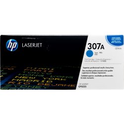 HP 307A/CE741A lasertoner, blå, 7300 s