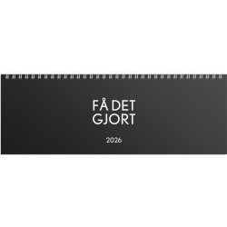 Burde 2026 Bordsalmanacka, Få det gjort