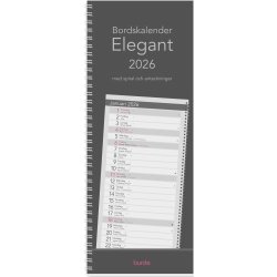 Burde 2026 Bordskalender, Elegant spiral