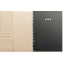 Burde 2026 Kalender Business, Tora, konstläd/beige