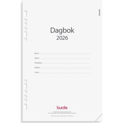 Burde 2026 Kalendersats, Business Dagbok