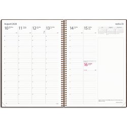 Burde 2026 Kalender, Business Twist, Brun