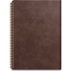 Burde 2026 Kalender, Business Twist, Brun