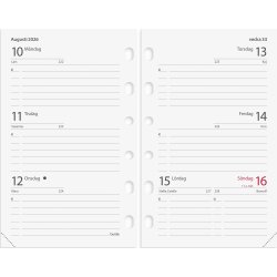Burde 2026 Kalender, Compact grundsats