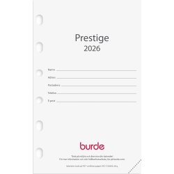 Burde 2026 Kalendersats, Prestige