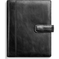 Burde 2026 Systemkalender Compact, skinn, svart