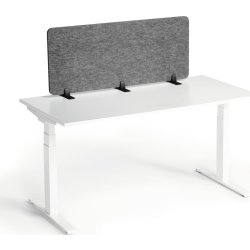 Durable Bordskärm EFFECT 120, 1,2 m, grå