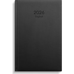 Burde 2026 Kalender, Dagbok, konstläder, svart