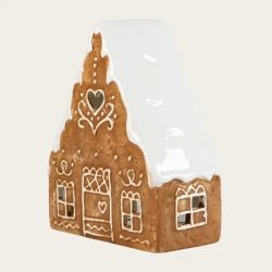 Dekorativt kakhus för värmeljus H16,2xB9,6xD6cm