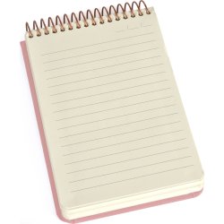 Kozo Premium Anteckningsbok, A6, Linj., MutedBlush