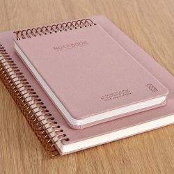 Kozo Premium Anteckningsbok, A6, Linj., MutedBlush