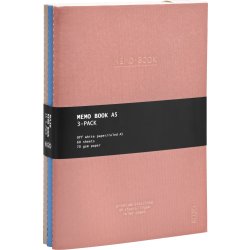 Kozo Premium Skrivhäfte | A5 | Linjerat | 3-pack