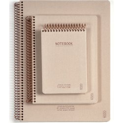 Kozo Premium Anteckningsbok | A5 | Linjerat | Sand