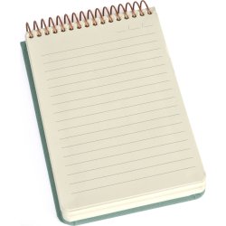 Kozo Premium Anteckningsbok, A6, Linj., Aloe Vera