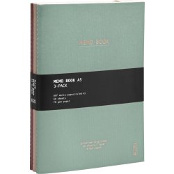 Kozo Premium Skrivblock | A5 | Linjerat | 3-pack