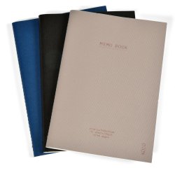 Kozo Premium Skrivblock | A5 | Linjerat | 3-pack