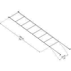 Palram Canopia Feria gardiner, 9 m2, vit