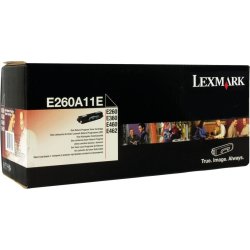 Lasertoner Lexmark E260A11E Svart 3500 sidor