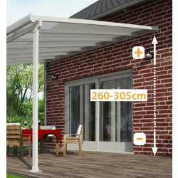 Palram Canopia Feria skärmtak, 16,1 m2, vit