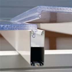 Palram Canopia Feria överdäckning, 17,9 m2, vit
