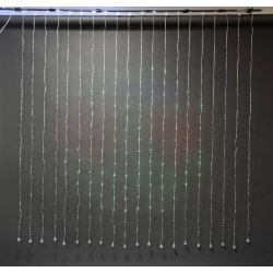 Gardinslinga, 400 LED, 200x200 cm