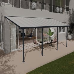 Palram Canopia Feria skärmtak, 21,5 m2, grå