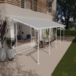 Palram Canopia Feria skärmtak, 28,5 m2, vit