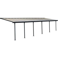 Palram Canopia Feria skärmtak, 30,4 m2, grå