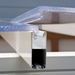 Palram Canopia Feria skärmtak, 4x14,5m, vit