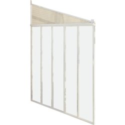 Palram Canopia Feria Sidovägg, 4 m, vit