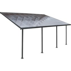 Palram Canopia Feria skärmtak, 4x6m, grå