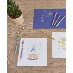 Pilot G-2 Rollerball | M | Metallisk violett