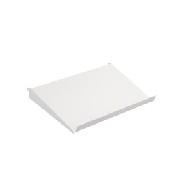 Elfa Decor metallhylla med lutning, B60, matt vit
