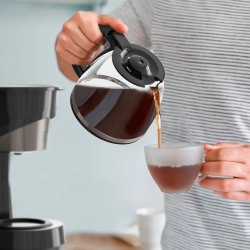 Black+decker Kaffebryggare 12 koppar, svart