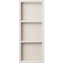 Elfa Decor liten lådinsats, 3 sektioner, grå