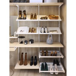 Elfa Decor utdragsram, B60/D40, matt vit