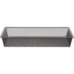 Elfa Decor låg nätkorg 40, längd 581 mm, matt grå
