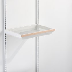 Elfa Decor låg nätkorg, B60/D40, matt grå