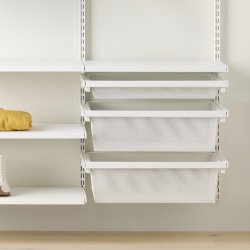 Elfa Decor korg med djupt nät, B60/D40, matt grå