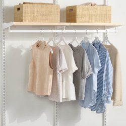 Elfa Decor ändproppar t/hängstång, matt vit, 2 st