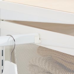 Elfa Decor hängskena sidohållare, matt vit, 2 st.