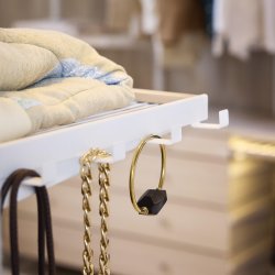 Elfa Decor klädhängare 40, matt vit