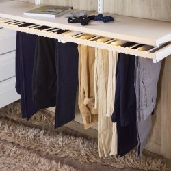 Elfa Decor byxdragningsinsats, W60/D40, matt vit