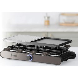 Black+decker Raclettegrill, svart