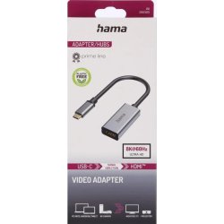 Hama ljudadapter USB-C till HDMI ultra-HD