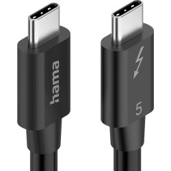 Hama Kabel USB-C Thunderbolt, svart