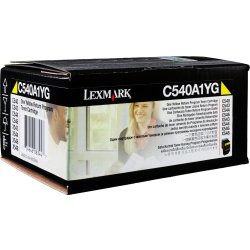 Lasertoner Lexmark C540A1YG Gul 1000 sidor