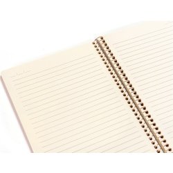 Kozo Premium Anteckningsbok | A4 | Linjerat | Sand